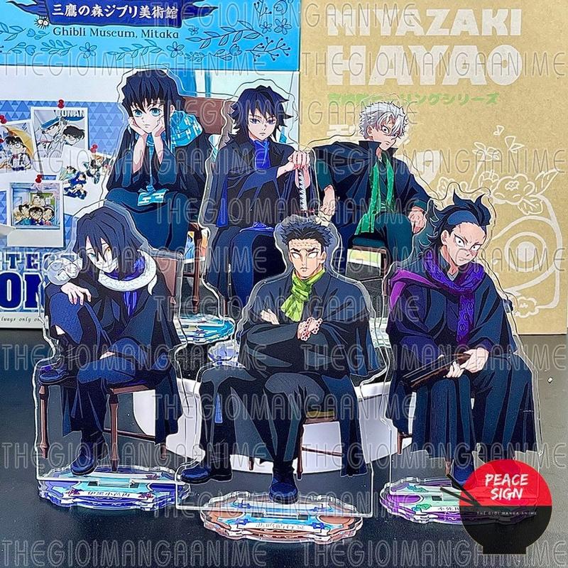 Standee KIMETSU NO YAIBA ver ÁO CHOÀNG Thanh Gươm Diệt Quỷ tượng acrylic anime chibi mô hình trưng bày