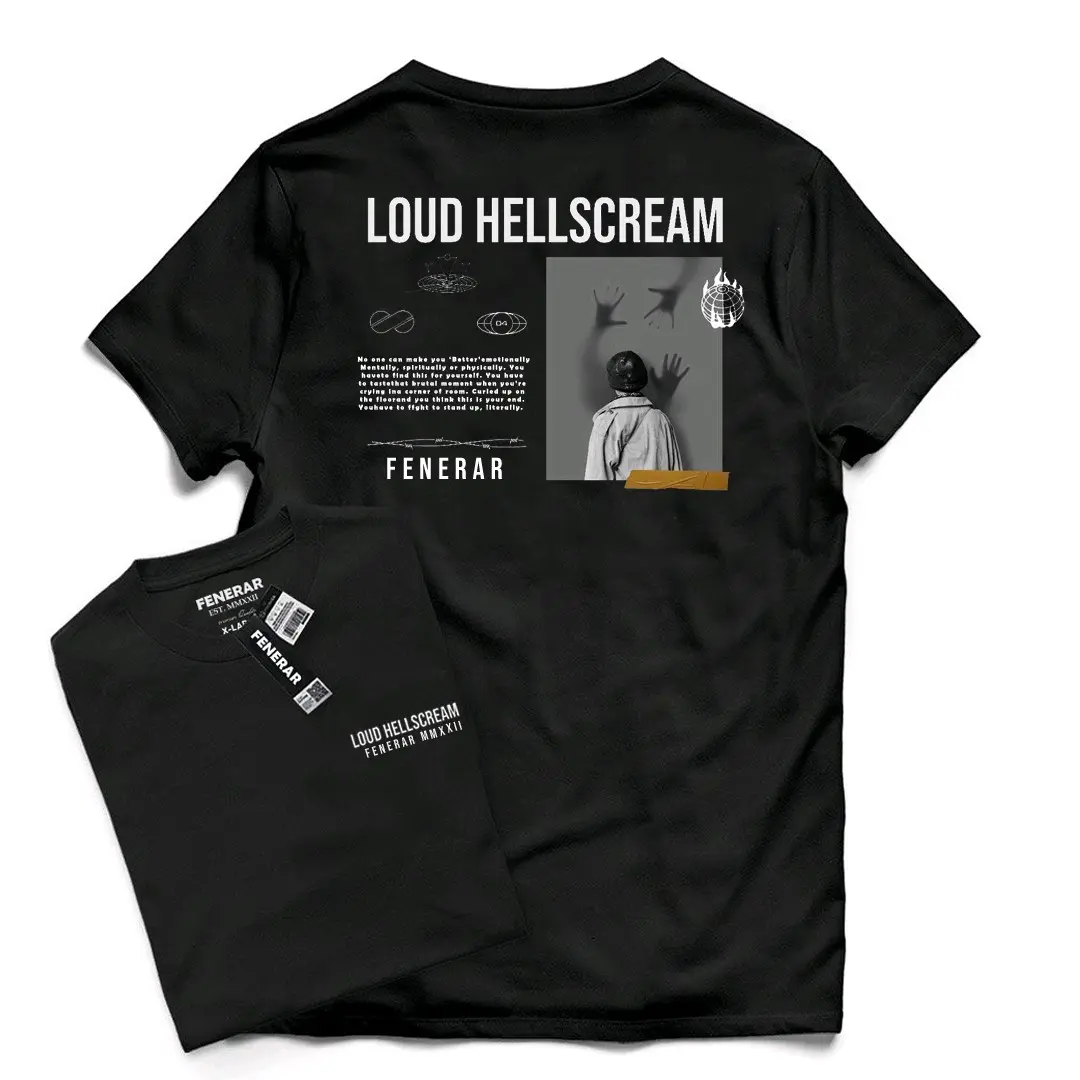 Kaos Distro Pria / Baju Distro Original / Kaos Pria wanita / T-Shirt Fenerar LoudHelscream