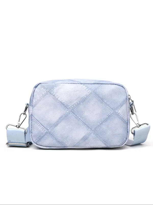 Women's Fashionable Quilted Design Crossbody Bag & Coin Purse, Casual Versatile Shoulder Bag & Coin Purse, Trendy All-match Bag Set for Daily Use 5