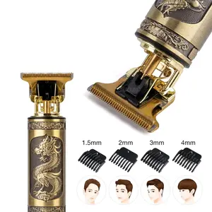 alat cukur kumis jenggot professional hair clipper vintage elektrik mesin sistem recharge Pas Aman Gunting