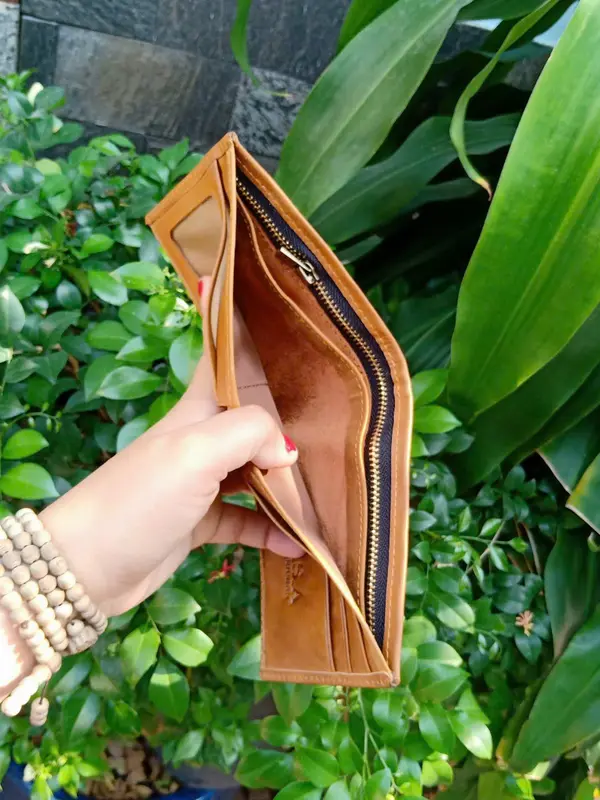 Ví Nam Da Bò Sáp Ý cao cấp mac Rồng tài lộc và may mắn 2024 - VN029 Hình Chữ Nhật Wallet 4