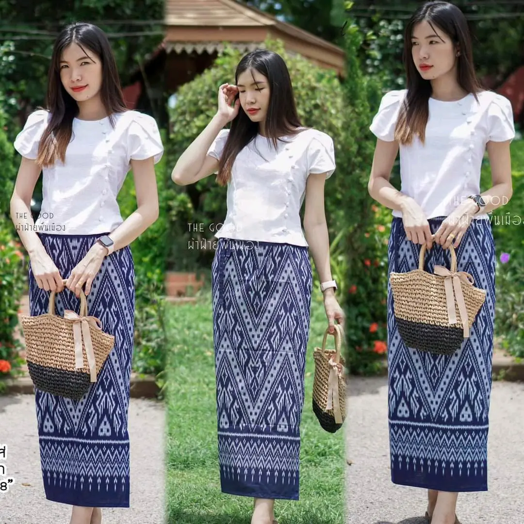 เสื้อลิซ่า ผ้าถุงลิซ่า ราคาทั้งชุด