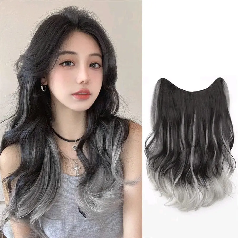 hairclip kuncir ombre curly