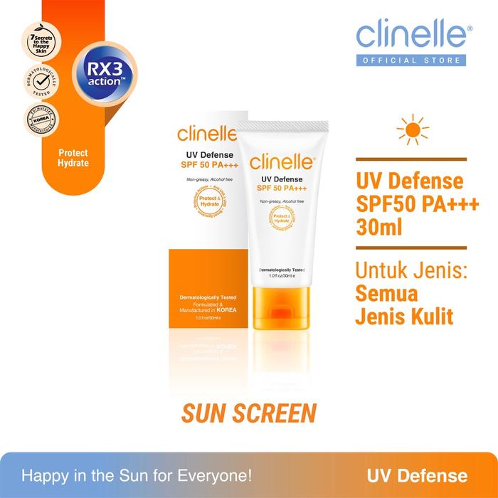 Gambar (BEST SELLER) CLINELLE UV Defense SPF50 PA+++ 30ml - Sunscreen - CLINELLE UV Defense SPF50 PA+++ 30ml dari Clinelleid Kota Administrasi Jakarta Barat 4 Tokopedia