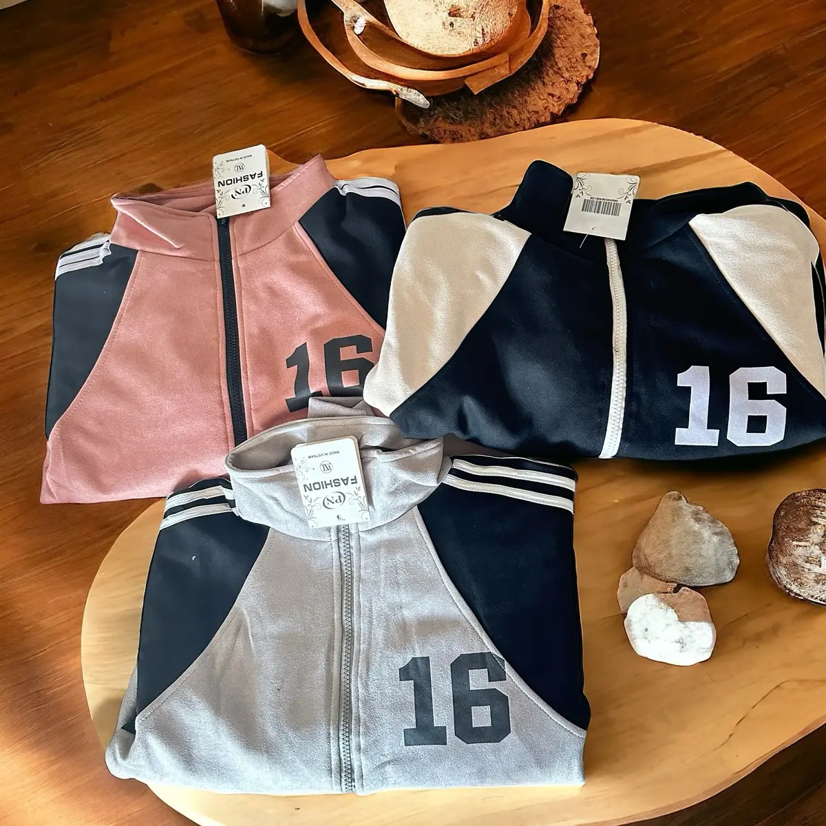 Áo khoác nữ 16 phối màu trẻ trung năng động Jacket Women Jacket