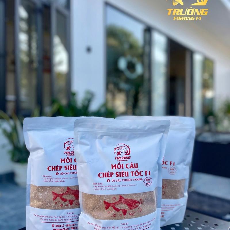 ComBo 3 túi - Mồi Câu Chép Siêu Tốc F1 ( Trường fishing) Câu Cá Đi Câu