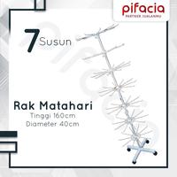 Gambar Rak Putar Display Matahari 7 susun Besi Tebal Impor ADA RODA dari Pifacia Kab. Sidoarjo 1 Tokopedia