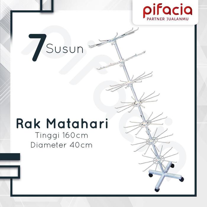 Gambar Rak Putar Display Matahari 7 susun Besi Tebal Impor ADA RODA dari Pifacia Kab. Sidoarjo Tokopedia