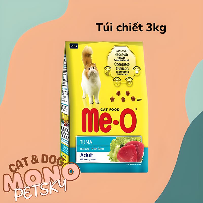 Túi chiết 3kg Hạt thức ăn cho mèo Me-OCÁ NGỪ