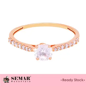 Cincin Emas Velerin Solitaire Gold 10K Semar Nusantara