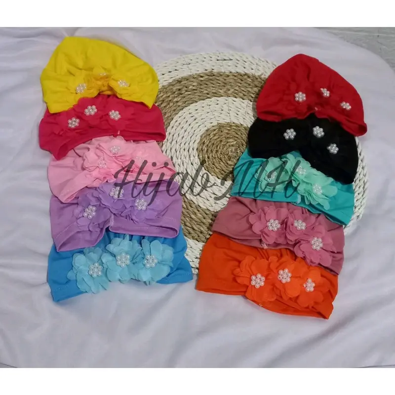 CIPUT ANAK CIPUT BAYI TURBAN ANAK TURBAN BAYI 0-3 TAHUN 3BUNGA 1