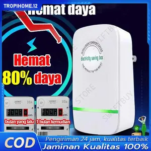 【Hemat Listrik 80%-90% ZX Penghemat Daya】Cocok untuk semua meteran | Pasang mudah dan gunakan | Alat Penjimat Listrik, Power Factor Saver Box