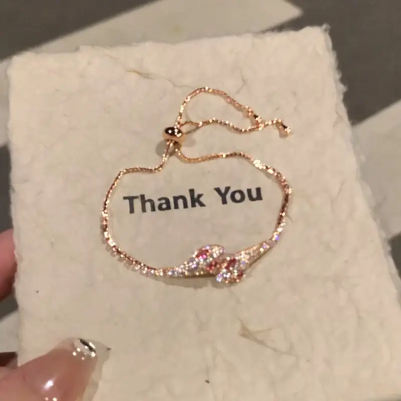 2025 "Red Spirit Snake" Super Shiny Micro Paved Zircon Small Red Snake Bracelet New Fashion Unique Design Women's Hot Sale