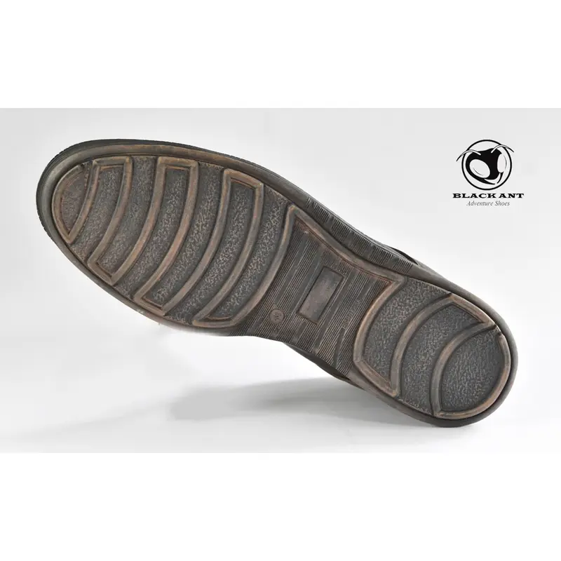 COD - SEPATU PANTOFEL PRIA KULIT ASLI - PANTOFEL PANSUS FORMAL - Black ant suarez 1