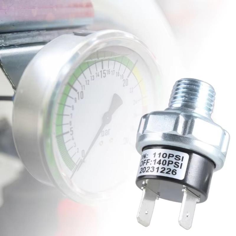 Durable 70-100/90-120/110-140PSI Air Pressure Switch 1/4