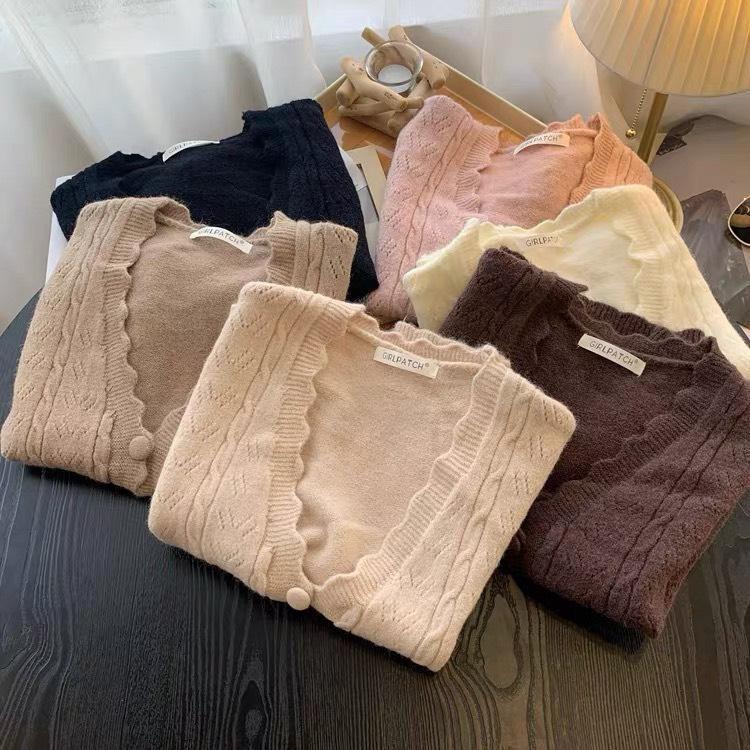 Áo Gile Nữ Ulzzang Hàn Quốc, Áo Ghile nữ phối viền tiểu thư Freesize Cổ Chữ V Phong Cách Trẻ Trung M686 Top Women