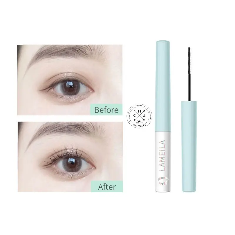 (Rẻ Vô Địch) Mascara Siêu Mảnh Tơi Mi Lameila Skinny Microcara Vỏ Xanh, Chuốt Mi Siêu Mảnh Tơi Mas14 Cosmetic Mỹ Phẩm Trang Điểm Nữ Women