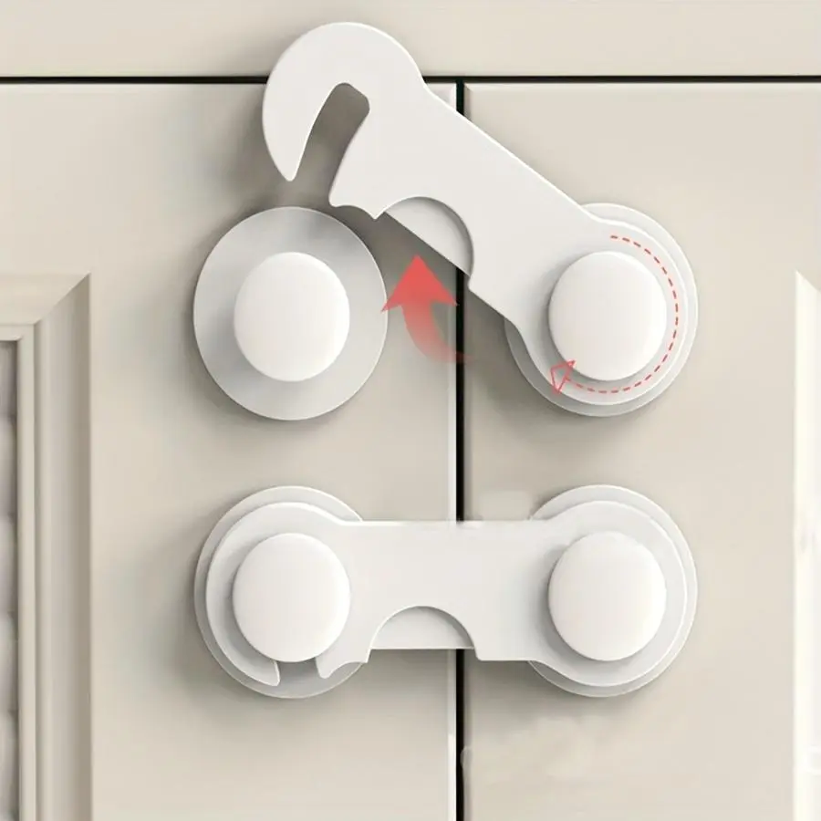 Safety Refrigerator Cabinet Lock Protecter (1/5/10), Window Closet Wardrobe Safety Lock, Baby Safety Lock Tool