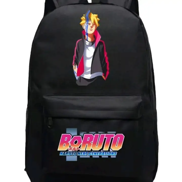 Tas Ransel/ Gendong Dari Anime Saries Boruto Tas Anak Sekolah Tas Keren Tas Anime Karakter Kartun Fashion Ransel