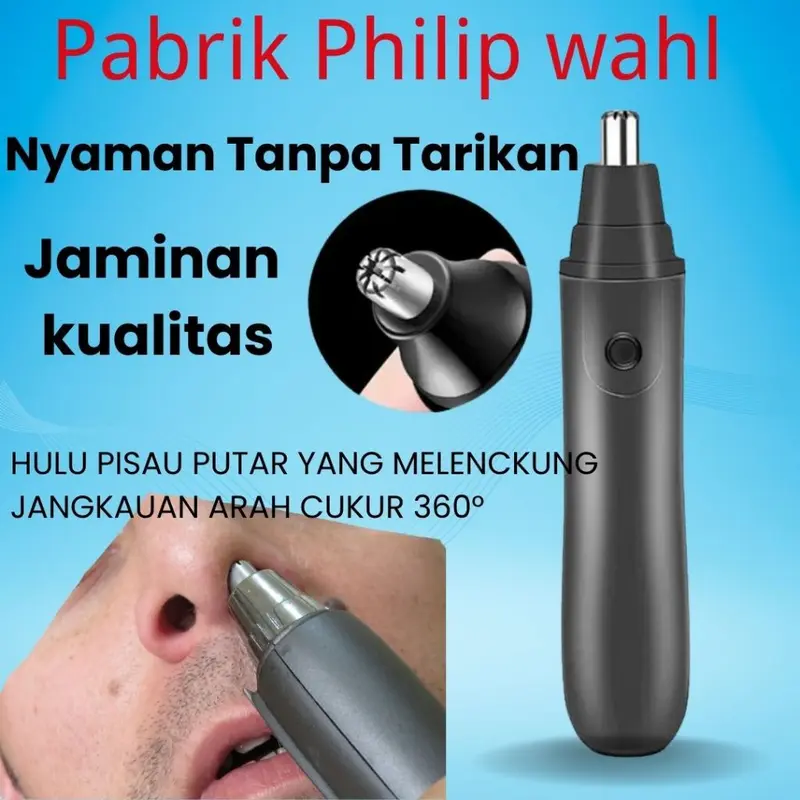 Pabrik Electric Nose Trimmer Alat Cukur Bulu Hidung Telinga Serbaguna Pembersih Bulu Hidung Pencukur Bulu Hidung 0
