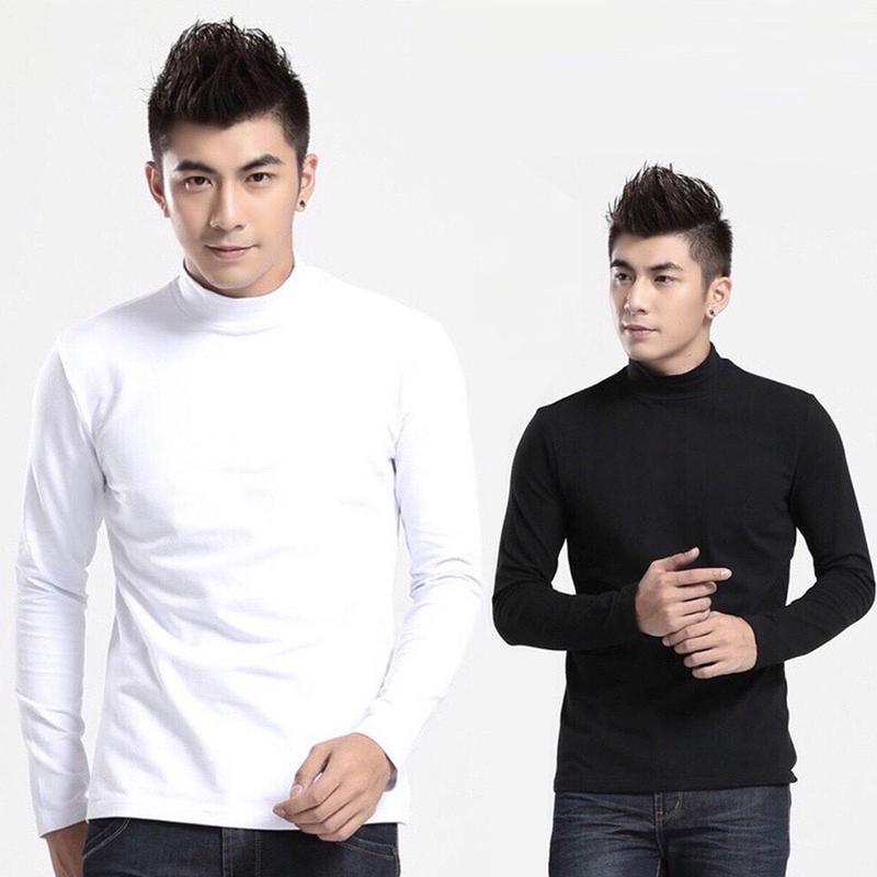 Áo Giữ Nhiệt Nam Cổ Cao Dài Tay Vải Co Giãn Thoải Mái Cao Cấp VESCA N2