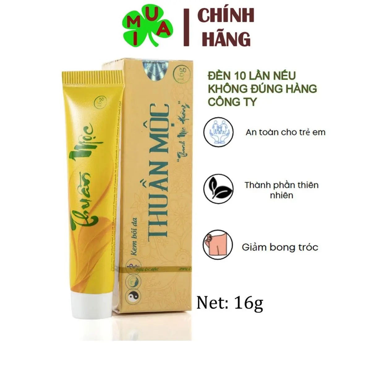 Kem bôi da thuần mộc thanh mộc hương 16g chính hãnġ