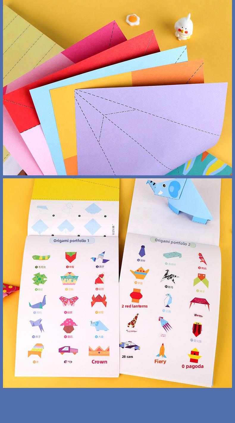 Product Introduction of Creative Origami Book 3D Paper Airplane Craft Kit For Kids Children Age 5-12 Educational STEM DIY Art Projects Step By Step Tutorials With Colorful Paper Sheets Indoor Rainy Day Activities Creative Fun Learning Toys 19