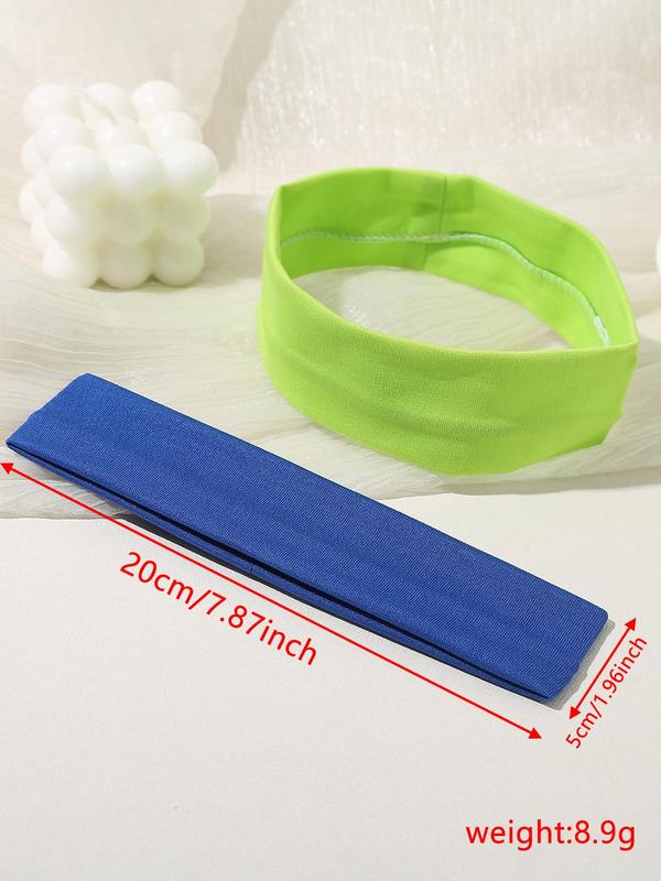 Solid Color Hair Band (18pcs), Sporty Elastic Hair Band for Ponytails, Ponytail Hair Accessories for Women & Girls, Minimalist Headwear Suitable for Sports Outdoors Yoga Thick Hair Hairstyles 1