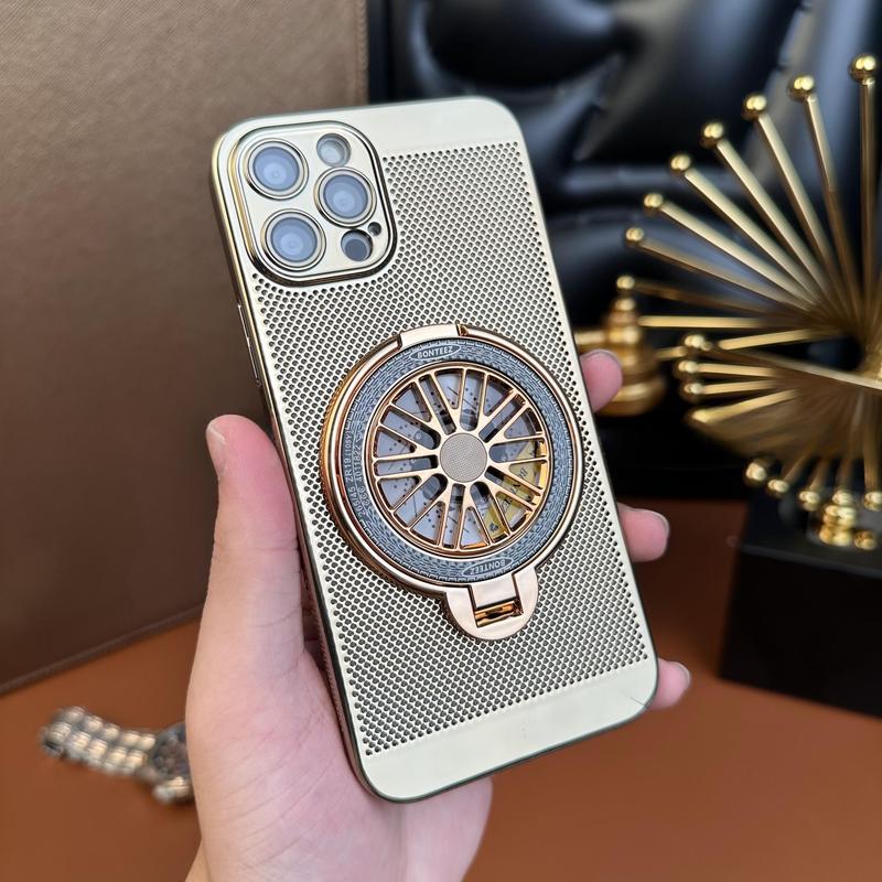 Ốp Điện Thoại, Giá Đỡ Con Quay Con Trượt, Tản Nhiệt, Dành Cho iPhone 11 12 13 14 15 Pro Max Và 15 plus, Bảo Vệ Ống Kính HD, Ốp Điện Thoại Cứng PC Siêu Mỏng