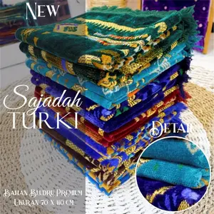 STUFEYSTORE - TERLARIS SAJADAH TURKI SPIGEL UK 70×110 LEMBUT TEBEL TERLARIS termurah