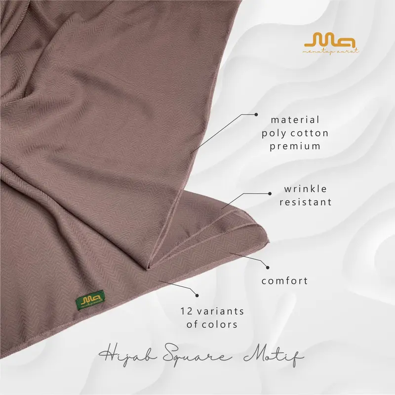 MA MENUTUP AURAT - HIJAB SEGI EMPAT MOTIF - JANNAH SERIES / SPRING SUMMER 2023 5