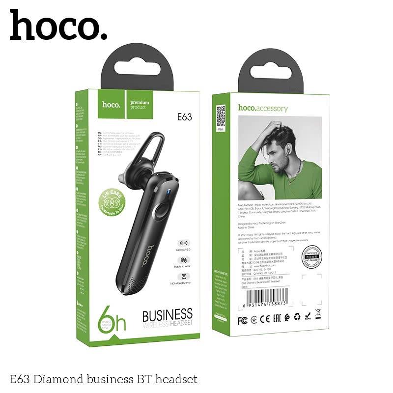 Tai nghe 1 bên Hoco E63 Diamond business Bluetooth headset 0
