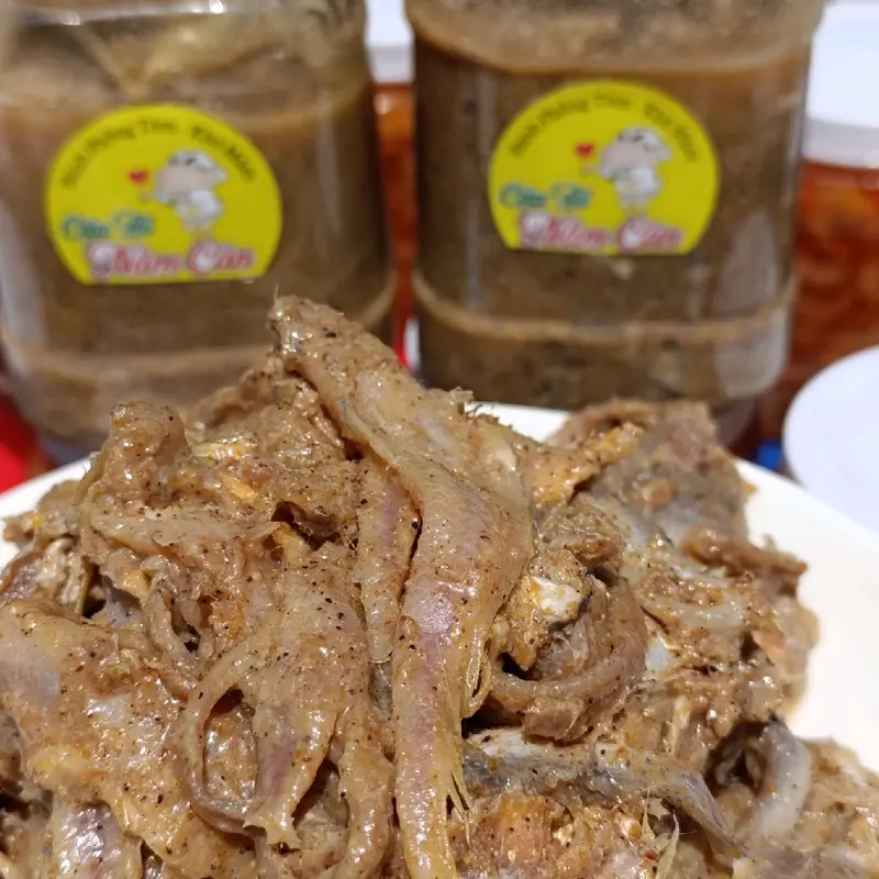 Mắm cá mào gà vừa ăn  rịu xương chuẩn Cà Mau keo 1 KG 0