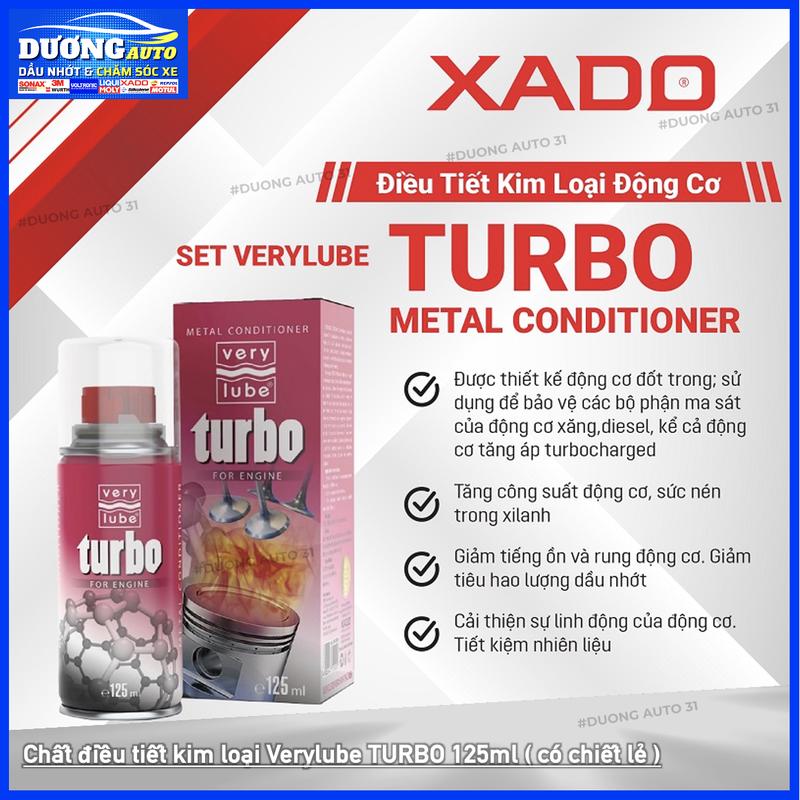 Live Chất điều tiết kim loại Verylube Turbo phụ gia nhớt mới bảo vệ bề mặt động cơ cũng như tăng phẩm chất cho dầu động cơ công nghệ C60 Fullerene Xado verylube turbo - Nhập Khẩu Ukraine - DƯƠNG AUTO 31 Dầu Nhớt Dầu