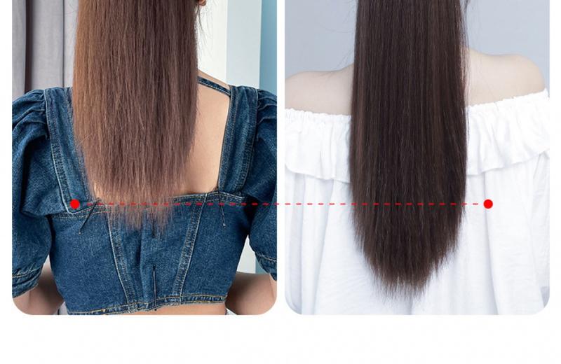 Product Introduction of Women's wig wi rope, ponytail extensions, leng, H, straight, invisible, naturalist 6