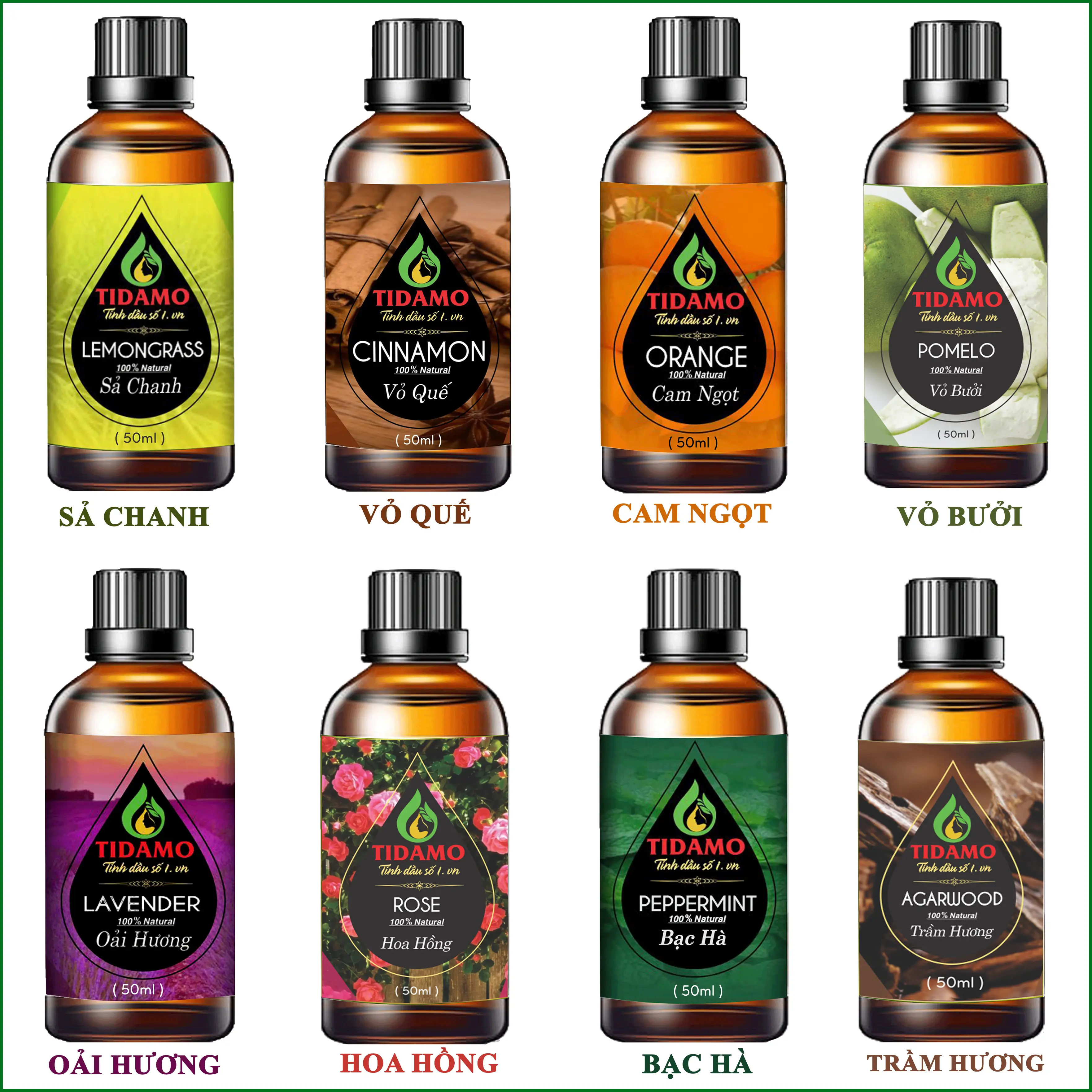 [Chai Lớn] Tinh Dầu Thơm Phòng Cao Cấp 50ML, Chọn Mùi | Xông Thơm Phòng Thư Giãn, Khử Mùi và Đuổi Muỗi