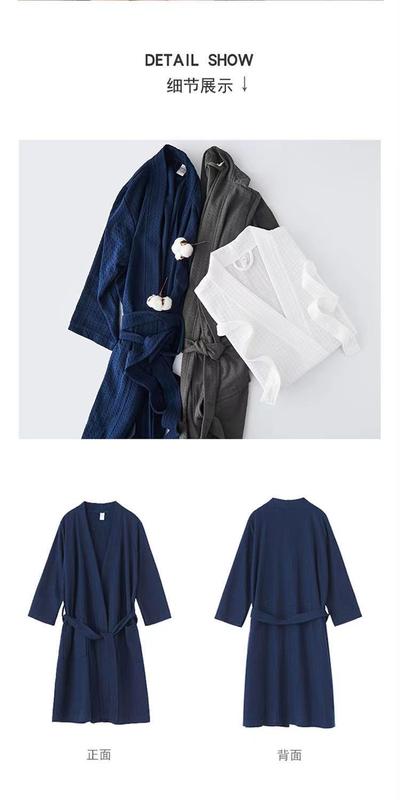 Product Introduction of ❤️ [Ready stock]❤️ 40% off spring loose bathrobe women Hotel swimming absorb bath robe summer dress wear couple pajamas women nightgown Wanita sexy plus size sleepwear kimono women 28