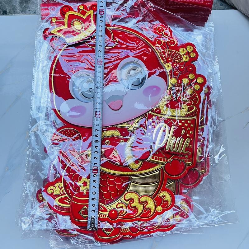 Product Introduction of Bộ đôi hình dán 2 ông thần tài, bé na 2025 27