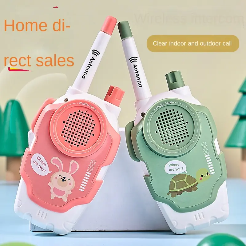 Children's Walkie-Talkie Toy Wireless Pager One-on-One Outdoor Interactive Beeper Educational Toys Adults and Children Love Audio remote  control