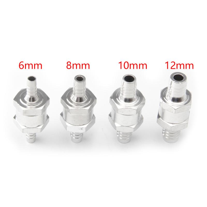 Product Introduction of Car Accessories Fuel Pump One-Way Check Valve 6/8/10/12 Aluminum Alloy One-Way Valve Car Boat Hand Pump Accessories 22