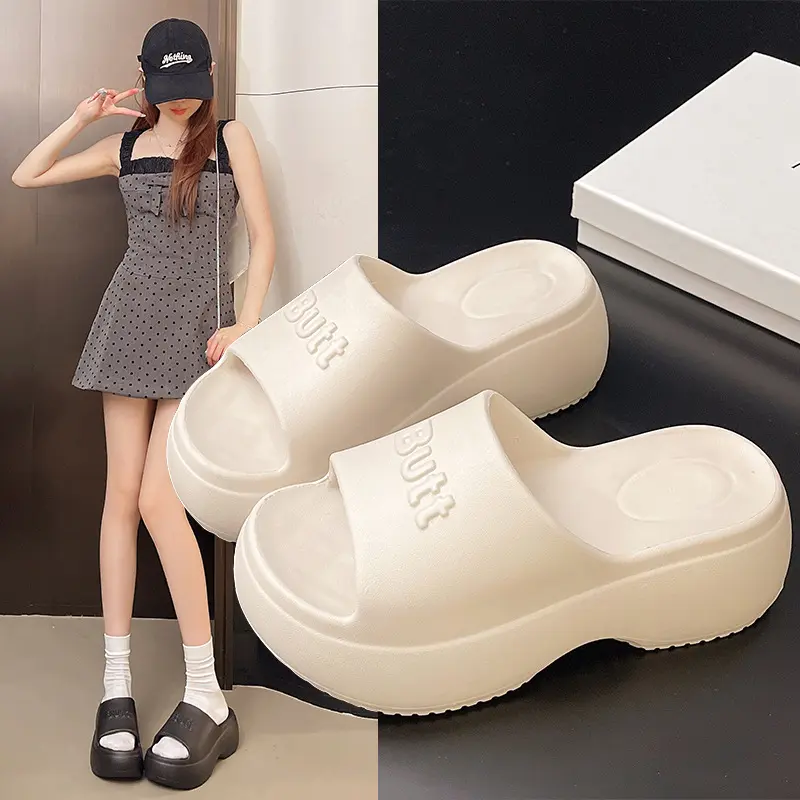 Dép Nữ Mùa Hè, Đế Dày, Chất Liệu EVA, Đế Mềm, Thích Hợp Đi Đi Lại Trong Nhà Và Ngoài Trời, Chống Trượt, Lý Tưởng Để Đi Biển