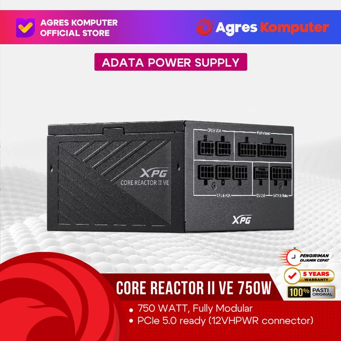Promo ADATA XPG PSU POWER SUPPLY CORE REACTOR II VE 750W (80+ GOLD ...