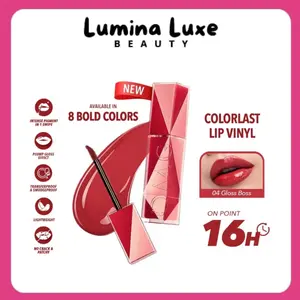 OMG OH MY GLAM Colorlast Lip Vinyl 2.5 g-Transferproof Gloss - Longlasting Stain- Intense Color - Plumpy & Comfortable On Lips