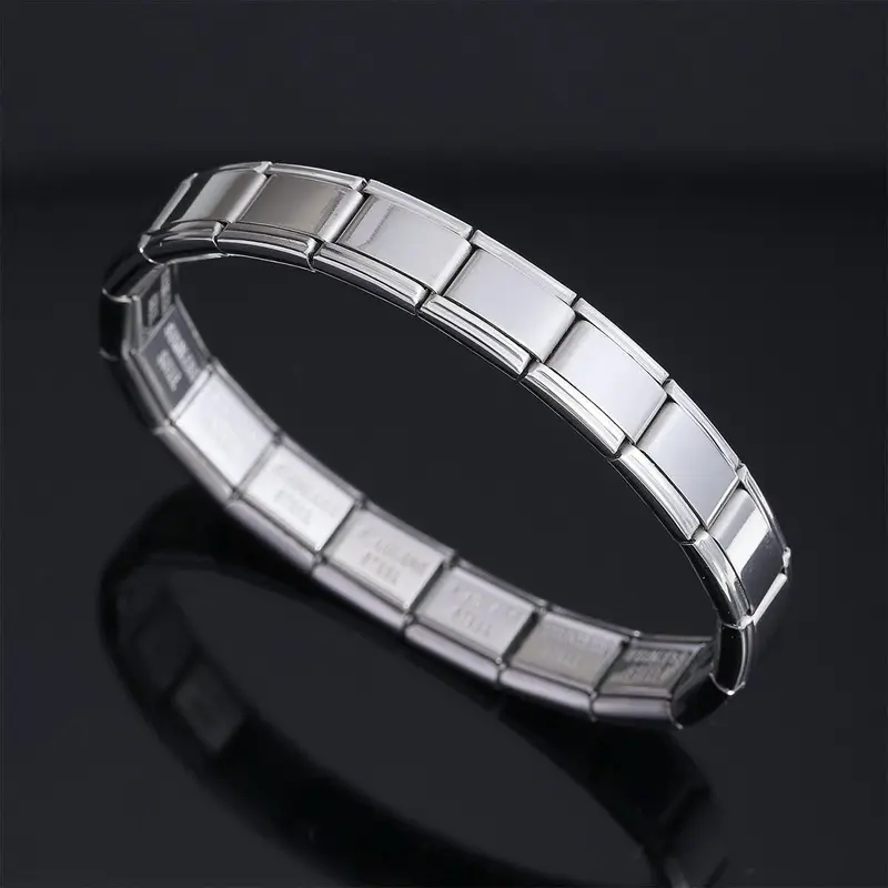 vòng tay charm intalian thép không rỉ không charm 0