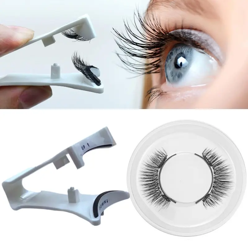 4Pcs/Box Soft and Natural Magnetic False Eyelashes Are Comfortable and Easy To Wear Beauty Tools