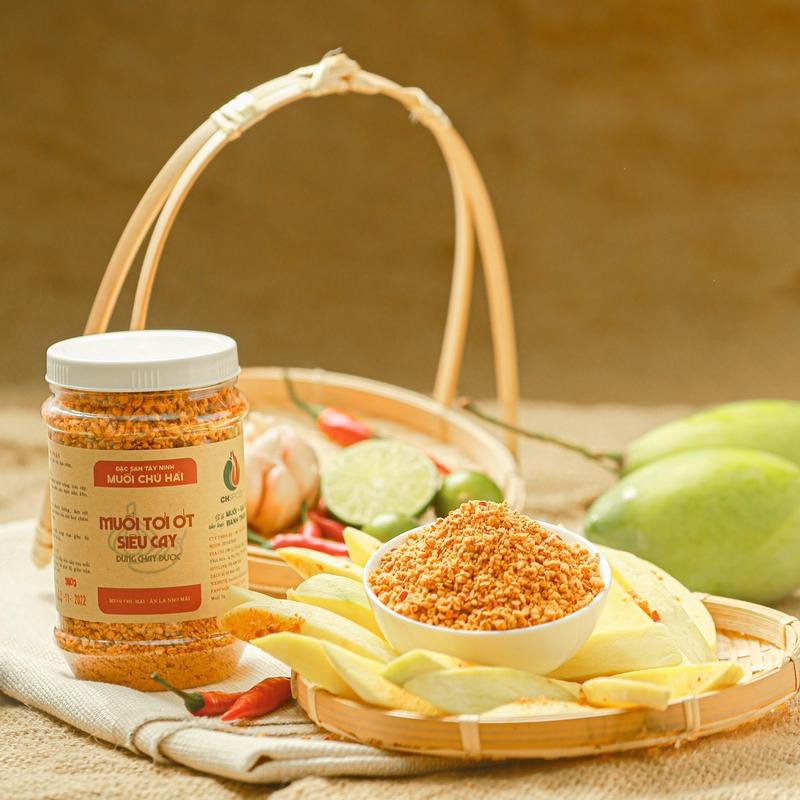 Muối Tây Ninh Chú Hải loại tỏi ớt cay nhiều