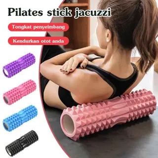 Roller Pijat Foam Roller Premium Terbaik untuk Yoga, Pilates, Fitness, dan Rehat - Roller Massas Myofascial Release, Alat Panjang Fleksibel 100cm, Ideal untuk Pria dan Wanita, Model [Model Name]