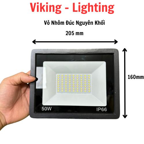Đèn Pha Led Ngoài Trời SMD 50W Điện 220V Chiếu Biển Quảng Cáo Nhà Xưởng Kho Bãi Công Trình Sân Bóng Nhà Rạp Sự Kiện