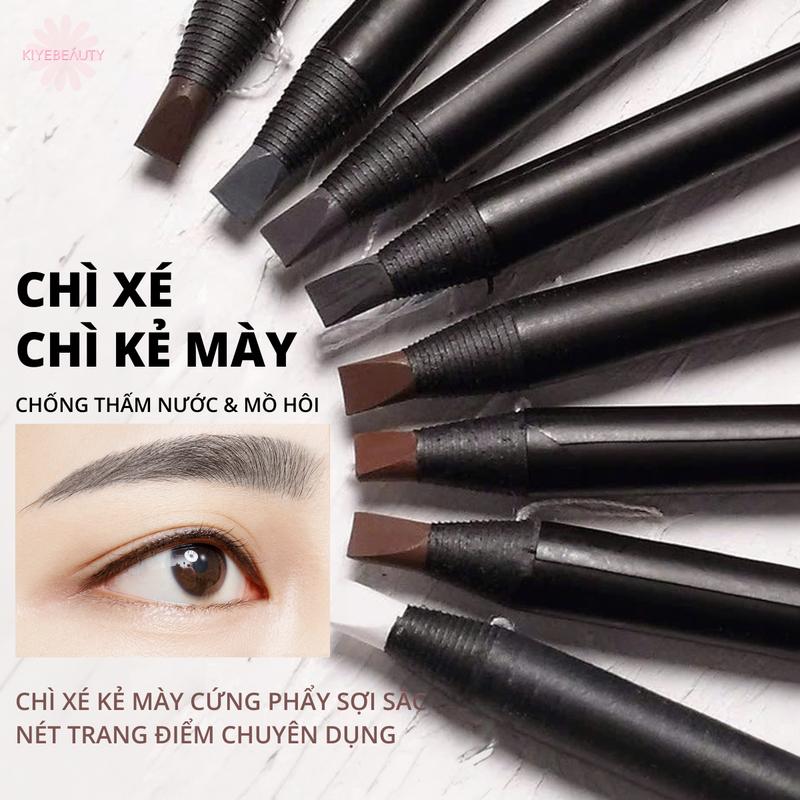 Chì xé kẻ mày Haozhuang cứng phẩy sợi sắc nét chuyên dùng cho Makeup trang điểm