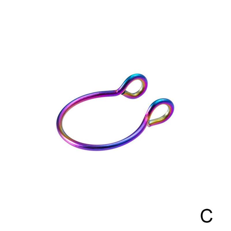 Product Introduction of Stainless Steel U-shaped Nose Rings Nose Clips And Plating Nose Pins Fittings Vacuum Piercing Z4T5 18